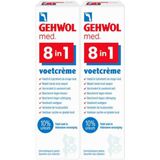 Gehwol - Voetcrème 8 in 1 - 2 x 75 ml - Voordeelverpakking