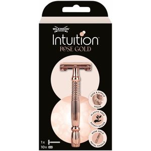 Wilkinson - Intuition - Scheermes - Rose Gold - Inclusief 10 Navulmesjes