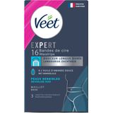 Veet Expert Koude Waxstrips Bikini Sensitive - 3 x 16 stuks - Voordeelverpakking