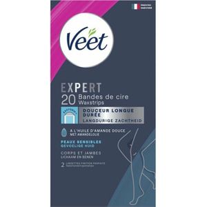 Veet - Expert Koude Waxstrips - Sensitive - 20 Stuks
