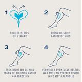 Veet - Expert Waxstrips - Benen Sensitive - 40 Stuks - Met Amandelolie