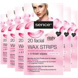 Sence - Wax Strips - Gezicht - 20 Stuks - Verrijkt met Kamille en Rozenextract