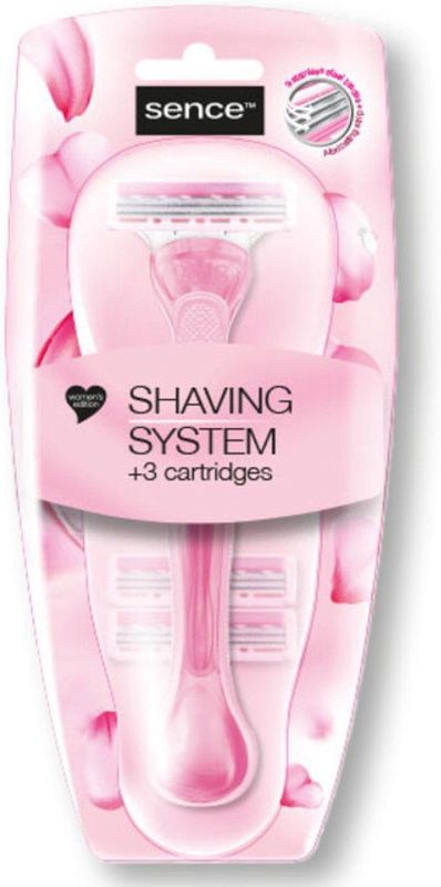 Sence - Scheermesjes - Triple Blades SS - 3 Stuks - Met Draaibare Kop