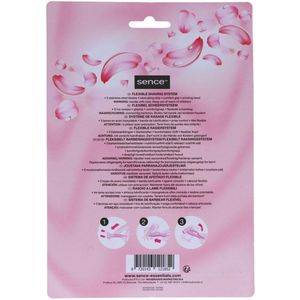 Sence - Triple Blades SS - Scheermesjes - 4 Stuks - Roestvrijstaal