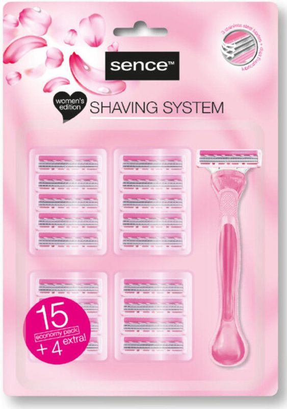 Sence - Triple Blades SS - Scheermesjes - 4 Stuks