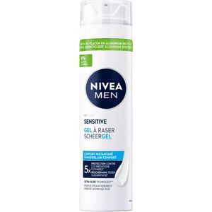 3x NIVEA Men Scheergel Sensitive 200 ml