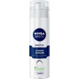 NIVEA Men - Sensitive - Scheerschuim - 3 x 250 ml - Voordeelverpakking