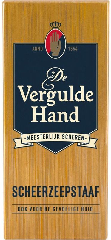 De Vergulde Hand - Scheerzeepstaaf - 75 gr - 3x