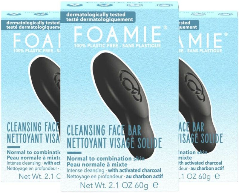 Foamie - Face Bar - Teer - Natuurlijke Gezichtsreiniger - 3x