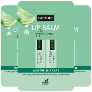 Sence - Lippenbalsem - Aloë Vera - 2 Stuks