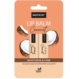 Sence - Lippenbalsem - Coconut - 6x 2 stuks