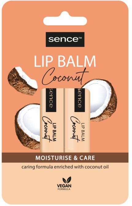 Sence - Lippenbalsem - Coconut - 6x 2 stuks