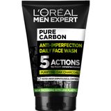L'Oréal - Men Expert Pure Charcoal - Gezichtsreiniger - 100 ml