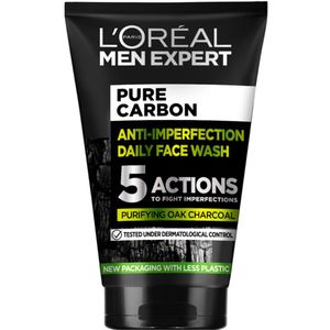 L'Oréal - Men Expert Pure Charcoal - Gezichtsreiniger - 100 ml