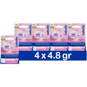 Labello - Pearly Shine - Lippenbalsem - 4x - Luxe Uitstraling