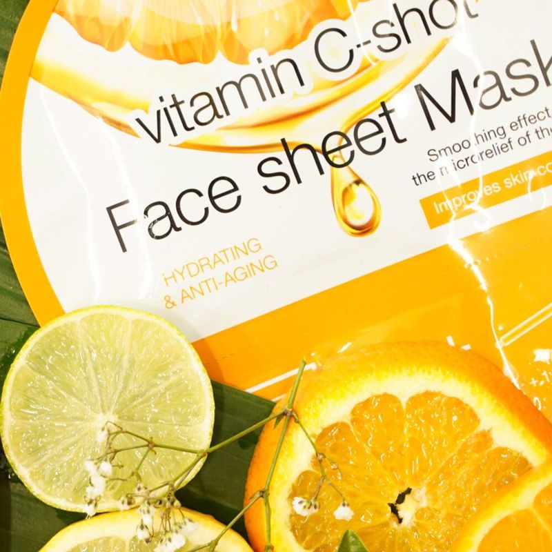 Sence - Gezichtsmasker - Vitamine C - 2-staps Formule - 3x