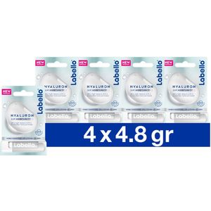 Labello - Lippenbalsem - Hyaluron - 4x - Hydrateert en Verzorgt