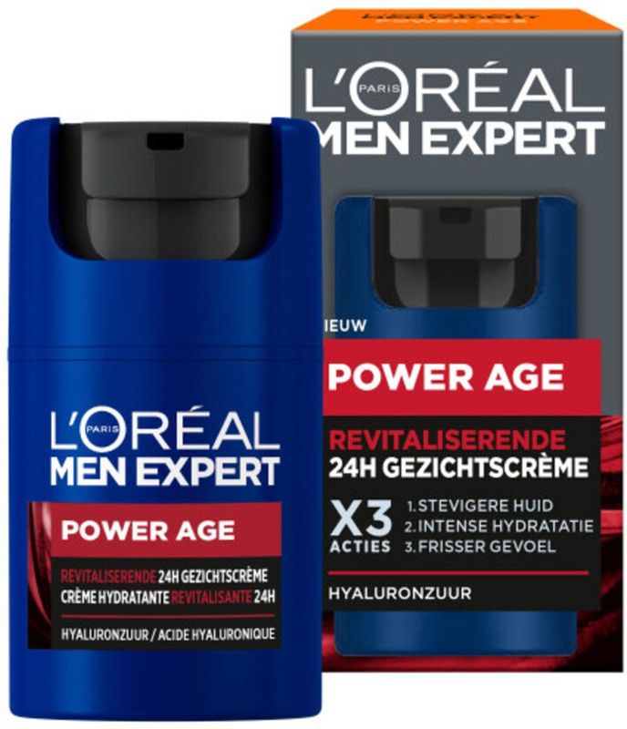 L'Oréal Men Expert Power Age - Revitaliserende 24H Gezichtscrème - 50 ml