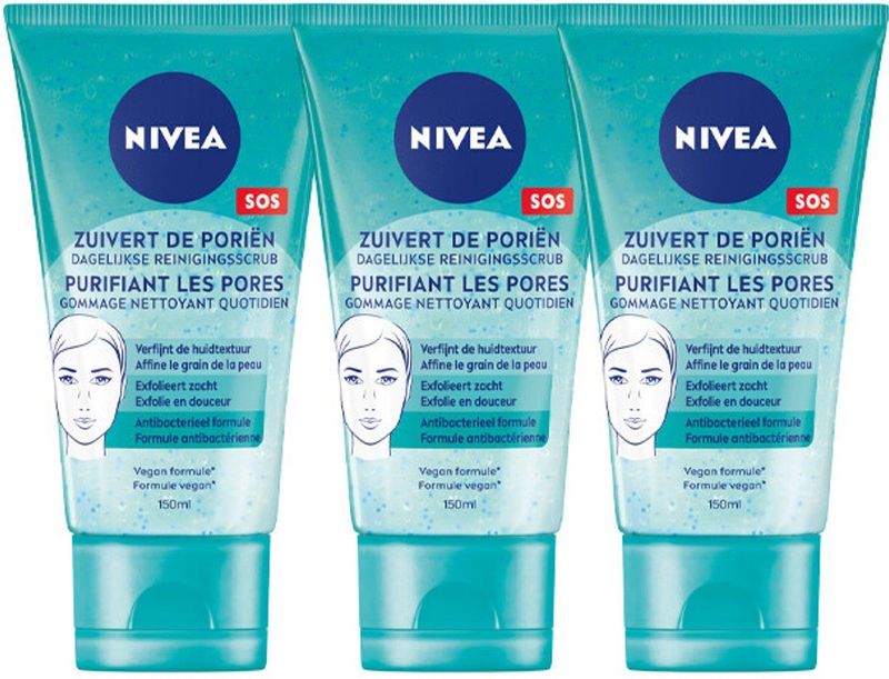 NIVEA - Dagelijkse Reiniging - Gezichtsscrub - 150 ml
