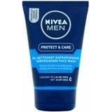 NIVEA Men - Protect & Care - Gezichtsreiniger - 3x 100 ml