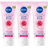 NIVEA - Rijstscrub Mild - 75 ml - Bio Framboos