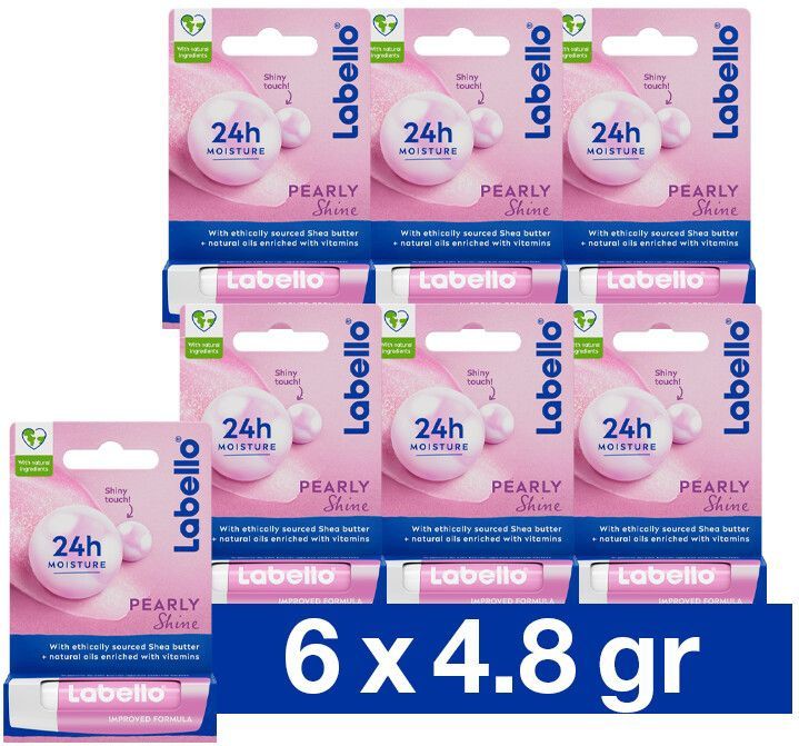 Labello - Pearly Shine - Lippenbalsem - 6x