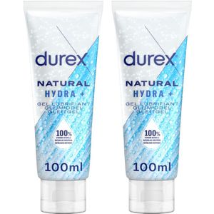 Durex - Glijmiddel Natural Hydra+ - 100% Natuurlijk - 100 ml
