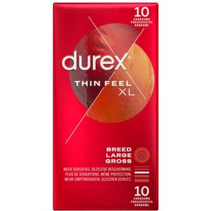 2x Durex Condooms Thin Feel XL 10 stuks