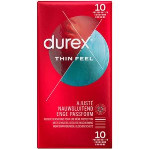 2x Durex Condooms Thin Feel Close Fit 10 stuks