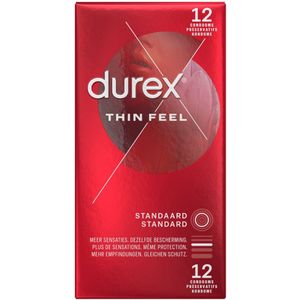 2x Durex Condooms Thin Feel 12 stuks