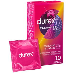 3x Durex Condooms Pleasure Me 10 stuks