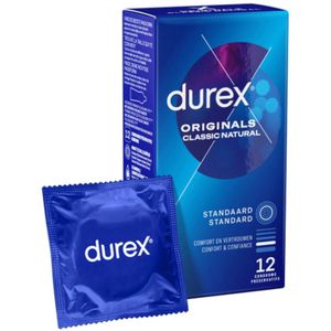 2x Durex Condooms Originals Classic Natural 12 stuks
