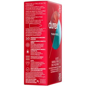 4x Durex Condooms Thin Feel Close Fit 10 stuks