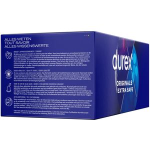 3x Durex Condooms Originals Extra Safe 144 stuks