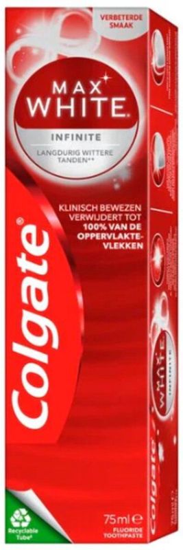 Colgate - Max White Infinite - Tandpasta - Voordeelverpakking - 6 x 75 ml