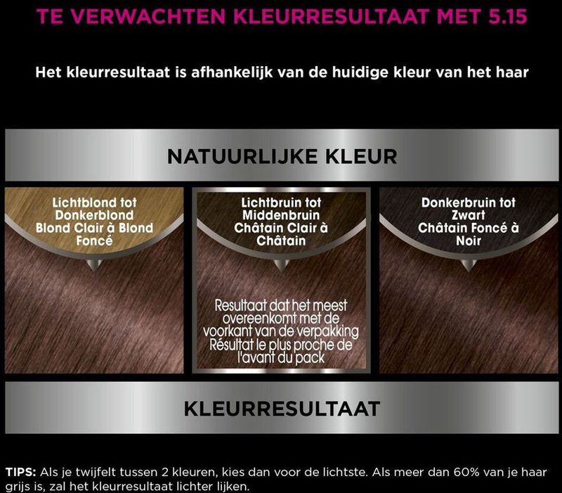 Garnier - Olia - Permanente Crèmekleuring - Kastanje Lichtbruin - 3x 1 set