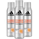 Adidas - Power Booster - Deodorant - 3 x 150 ml - Voordeelverpakking
