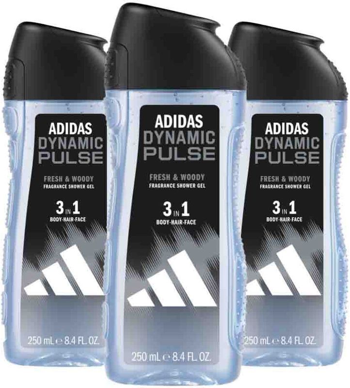 Adidas - Shower Gel Dynamic Pulse - 3x 250 ml - Douchegel