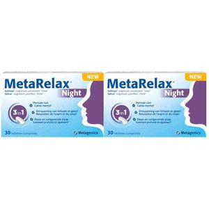 Metagenics - MetaRelax Night - Tabletten - 30 Stuks