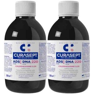 2x Curasept Mondspoeling ADS DNA 220 0,20% CHX 200 ml