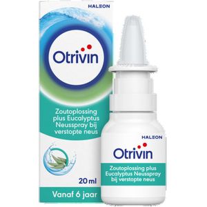 Otrivin - Zoutoplossing Plus Eucalyptus - Neusspray - 20 ml - Medisch Hulpmiddel
