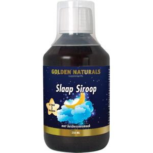 Golden Naturals - Slaap Siroop - 250 ml - Natuurlijke Mix van Kruidenextracten