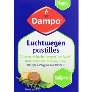 Dampo - Luchtwegen Pastilles - Suikervrij - 24 Zuigtabletten