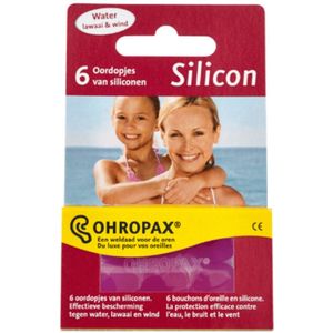 Ohropax - Gehoorbescherming - Siliconen - 6 Stuks