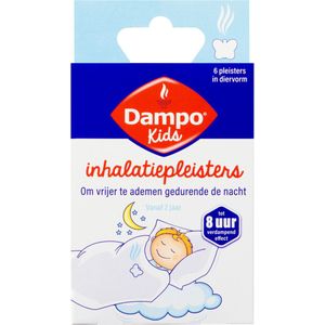 Dampo - Inhalatiepleisters - 6 Sachets - Eucalyptusgeur - Voor Kinderen