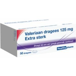 Healthypharm - Valeriaan X Sterk - Slaapmiddel - 125 mg - 50 Stuks