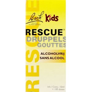 Bach - Rescue Druppels Kids - 10 ml - Bloesemremedie - Alcoholvrij