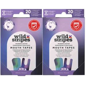 Wild Stripes - Mondstrips Sunset - 20 Stuks - Huidvriendelijk - Vermindert Snurken