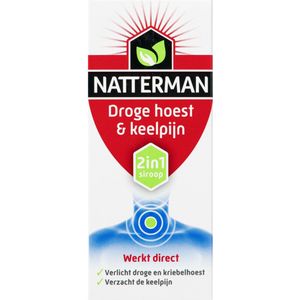 Natterman - Droge Hoest en Keelpijn - Siroop - 150 ml