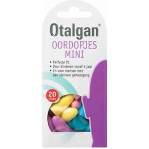 Otalgan - Oordopjes Mini Plugs - 20 Stuks - Gehoorbescherming - SNR 34dB